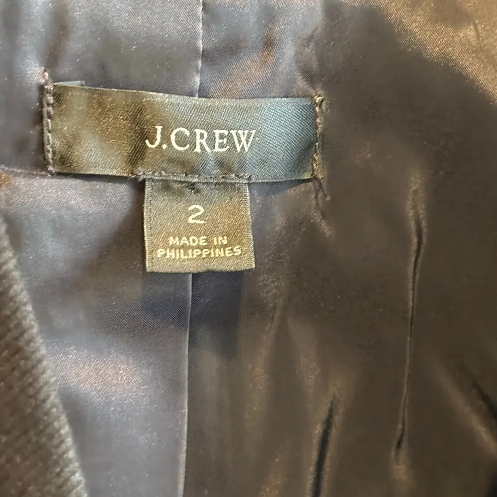 J. Crew Black Going Out Blazer - size 2